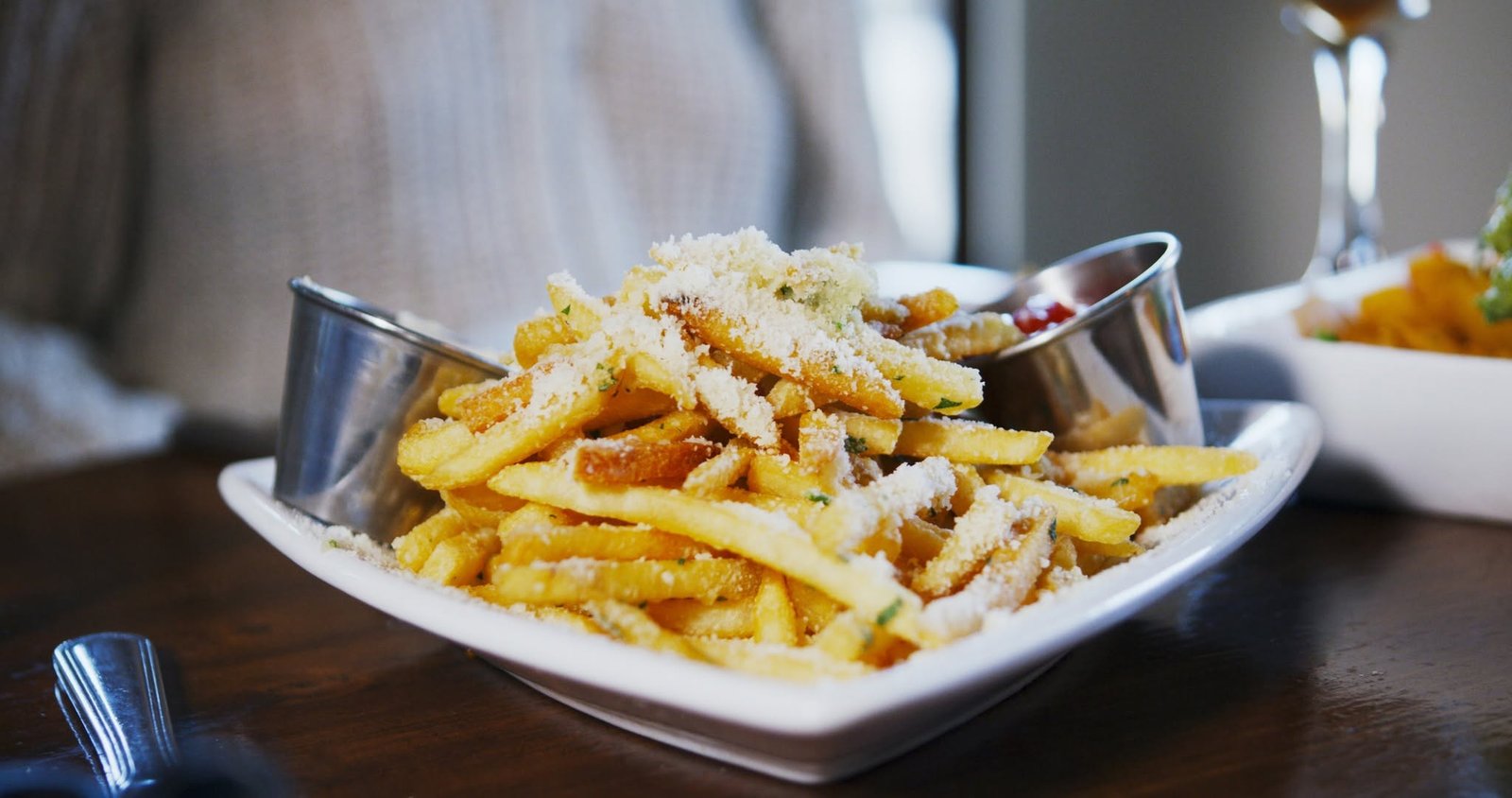 Parmesan truffle fries